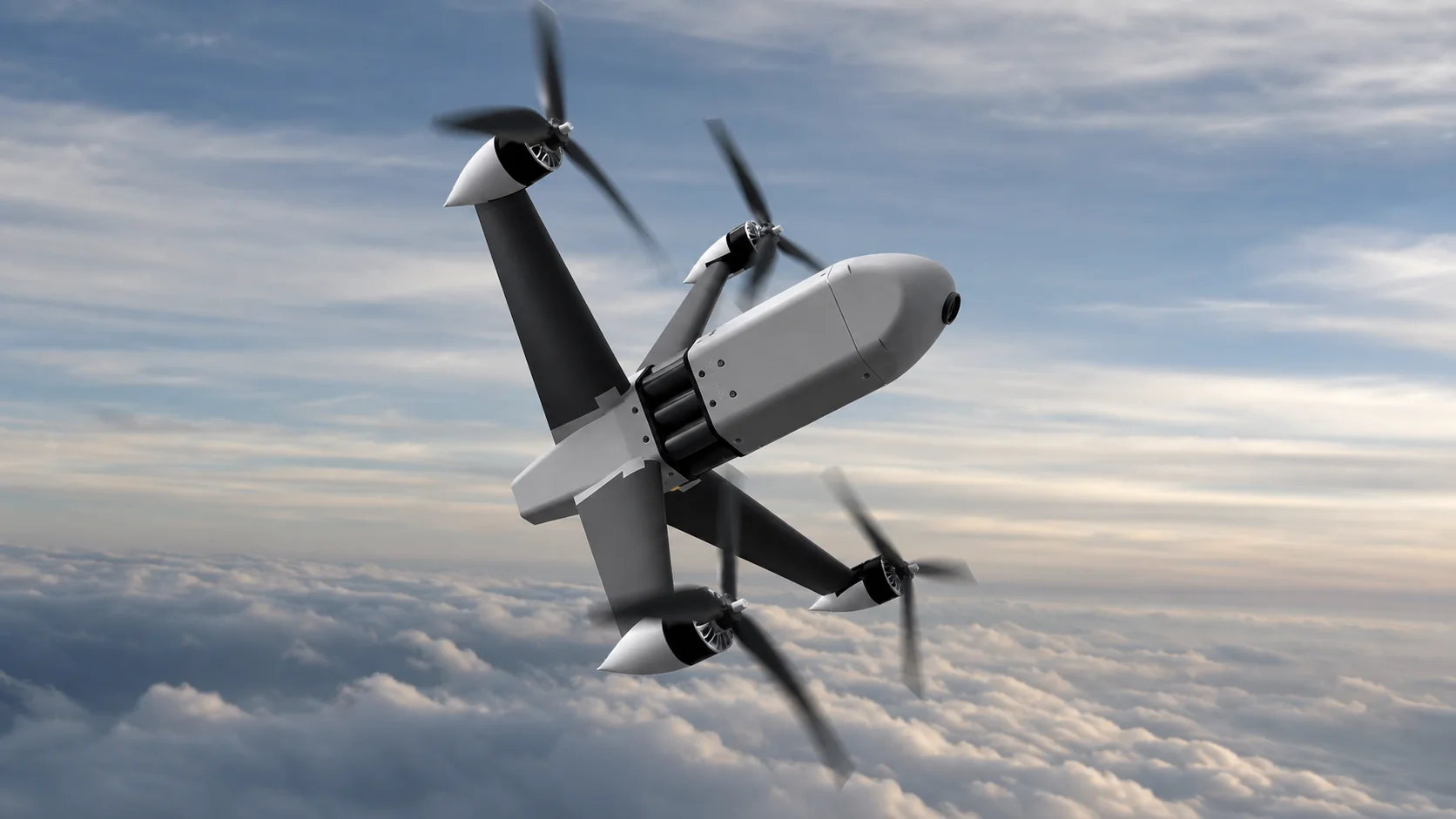 Nova-I 2 extended-envelope interceptor in high-speed flight.